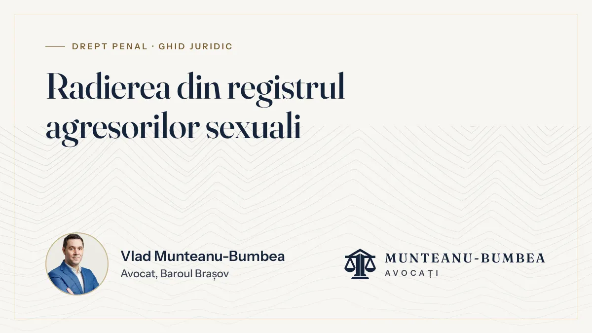 Radiere din registrul agresorilor sexuali, Legea 118/2019